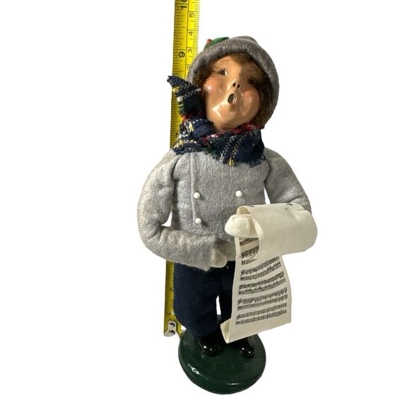 Pair Byers Choice Victorian Boy Girl Caroler Signed & Numbered 1996 1997 - Picture 3 of 16